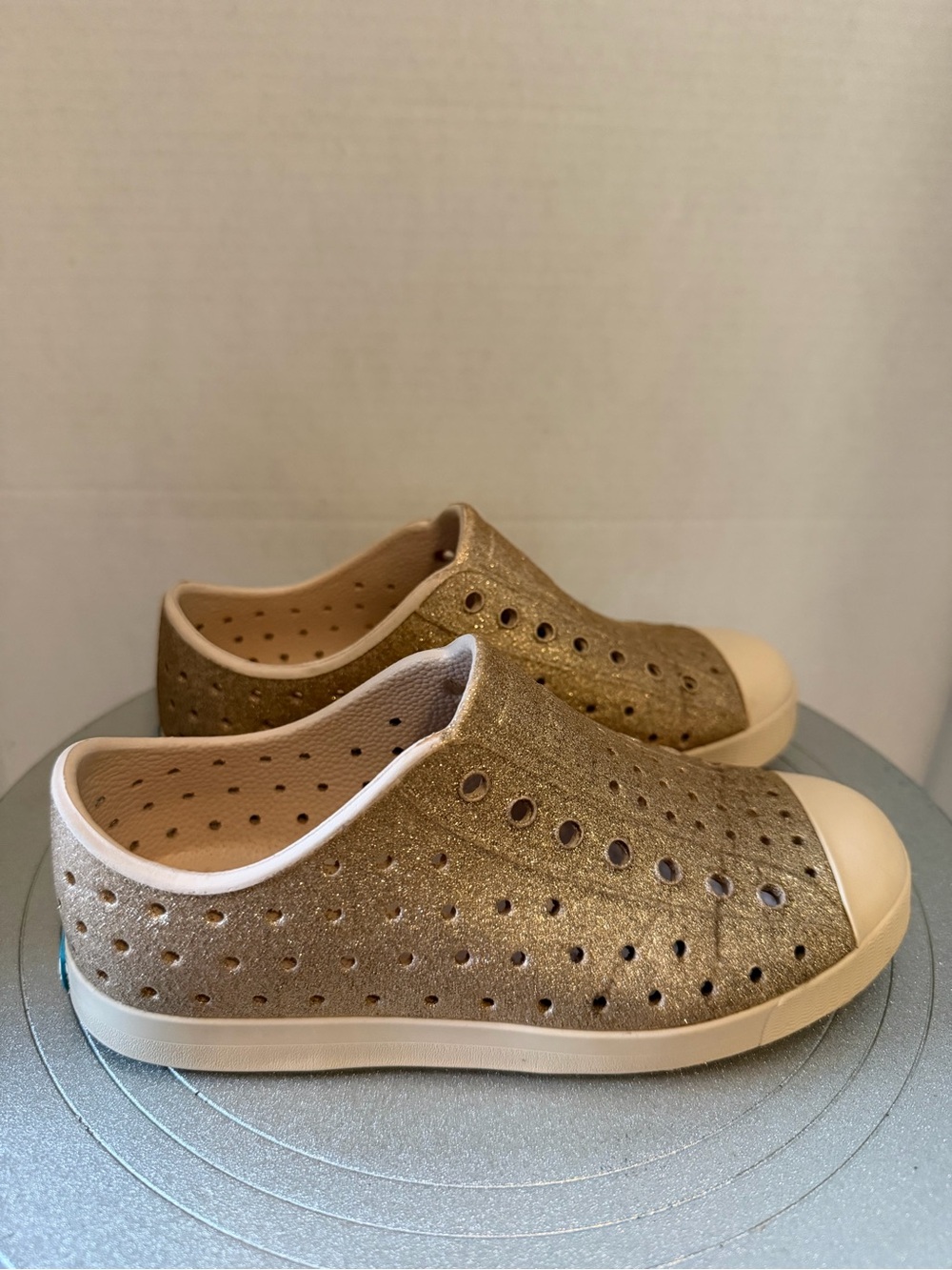 Native Shoes Jefferson Water Shoes Sugarlite Water Shoes Glitter Sz Girks C13